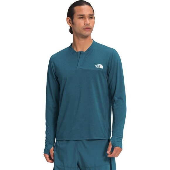 The North Face Men's Active Trail Henley Shirt in Mallard Blue - Size Medium‎ - Picture 1 of 8